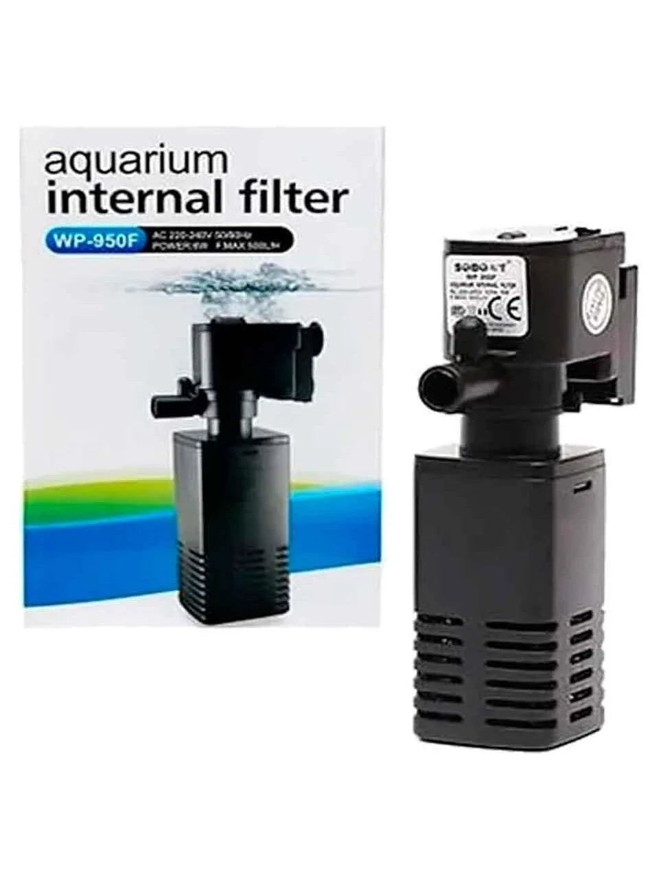 Sobo WP-950F Siyah İç Filtre 6W 500L/H