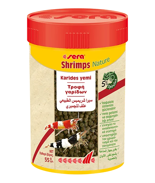 Sera Shrimps Natural 55gr 100ml Doğal Karides Yemi