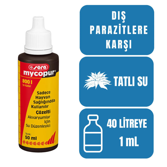 Sera Mycopur 50 ml Mantar ve Parazit İlacı