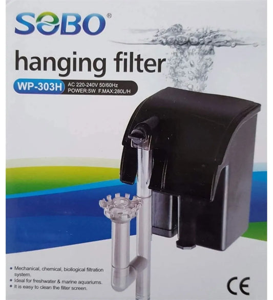 Sobo WP-303H Askı Şelale Filtre 5W 280L/H